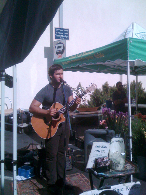 Eric Kufs at Larchmont Farmers Market