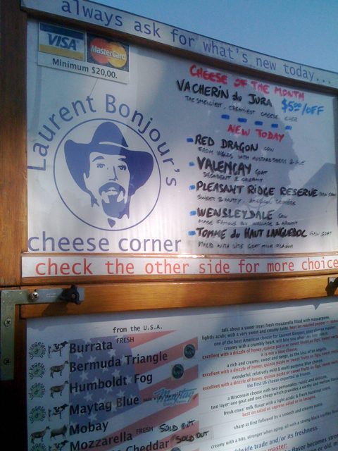 Laurent Bonjour's Cheese Corner in Larchmont