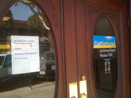 CalNational Bank in Larchmont Village