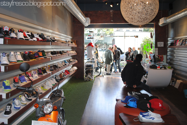 View from Inside Kicks in Larchmont