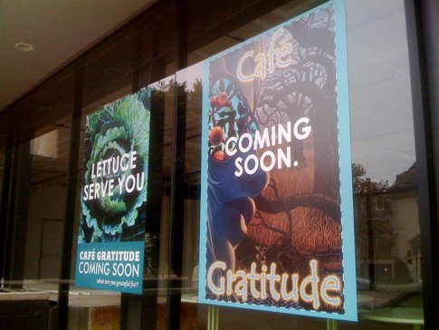 Cafe Gratitude in the Larchmont / Hollywood area