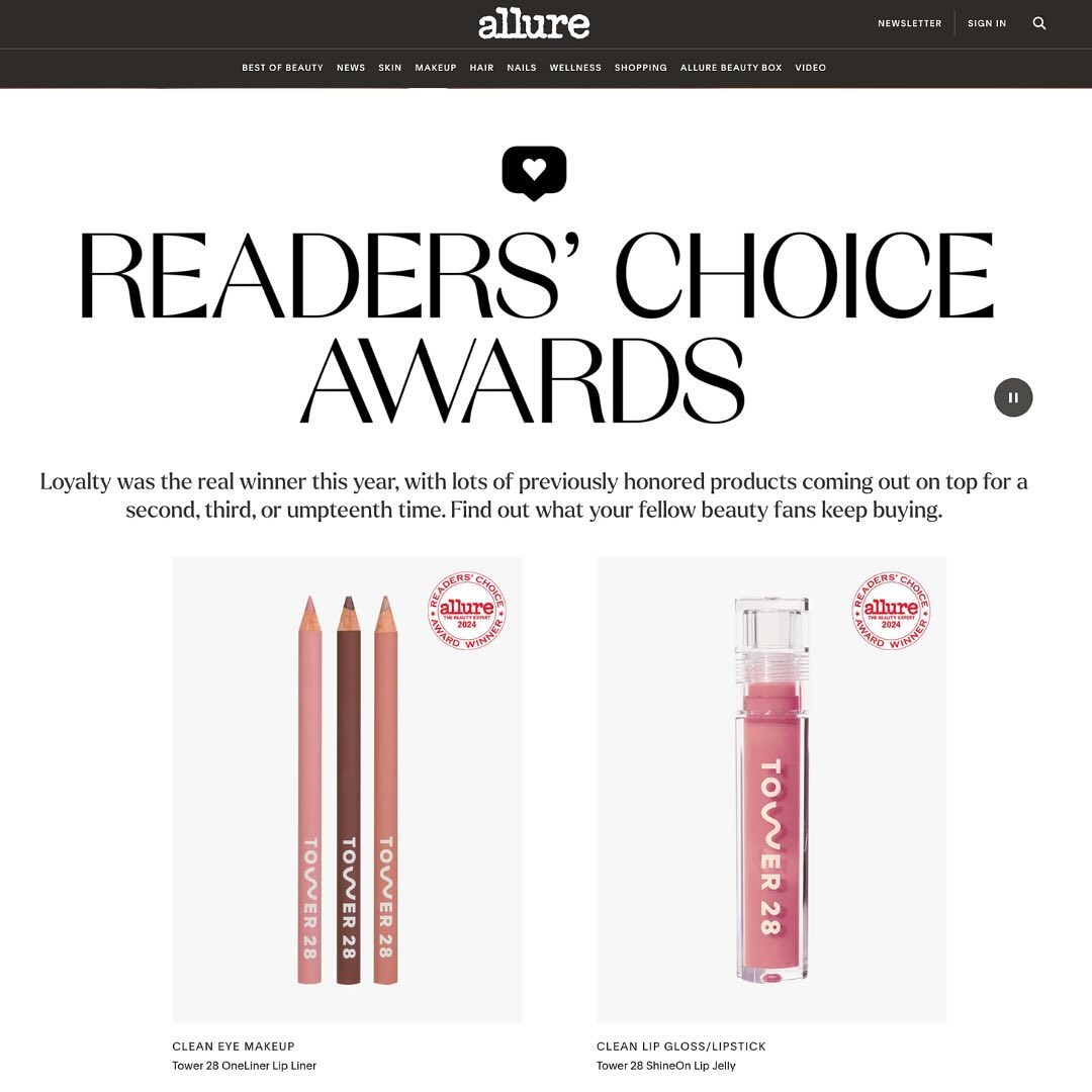Tower28 Allure products